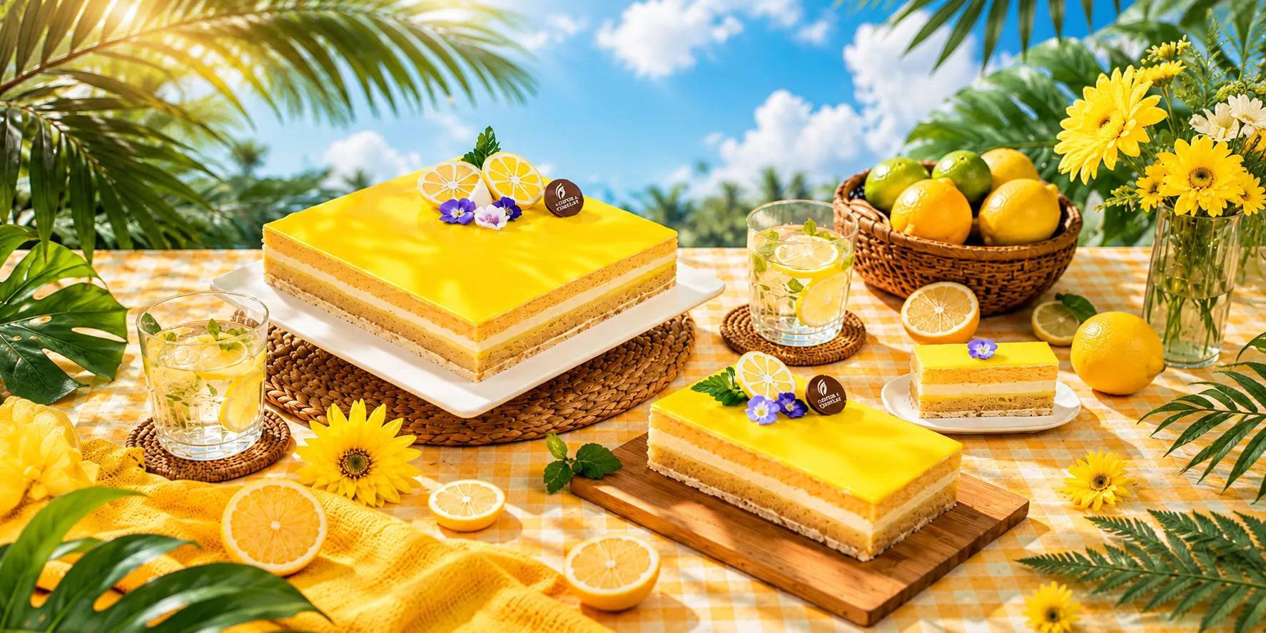 Introducing Royal Citrons Cake: A Refreshing Symphony of Citrus and White Chocolate